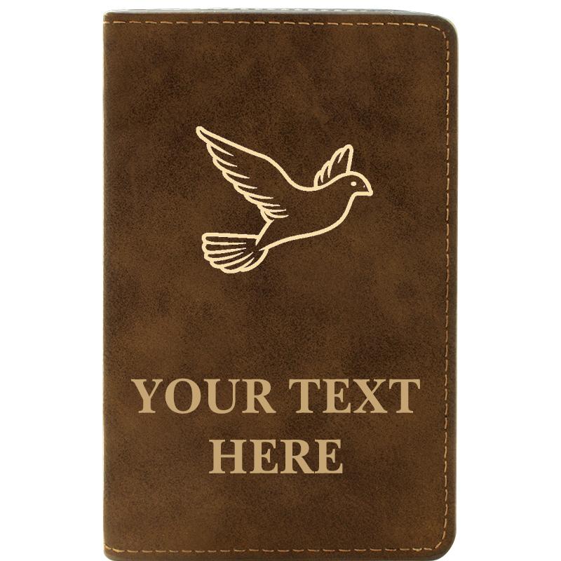 LEATHER WINE SET RUSTIC 2 PC