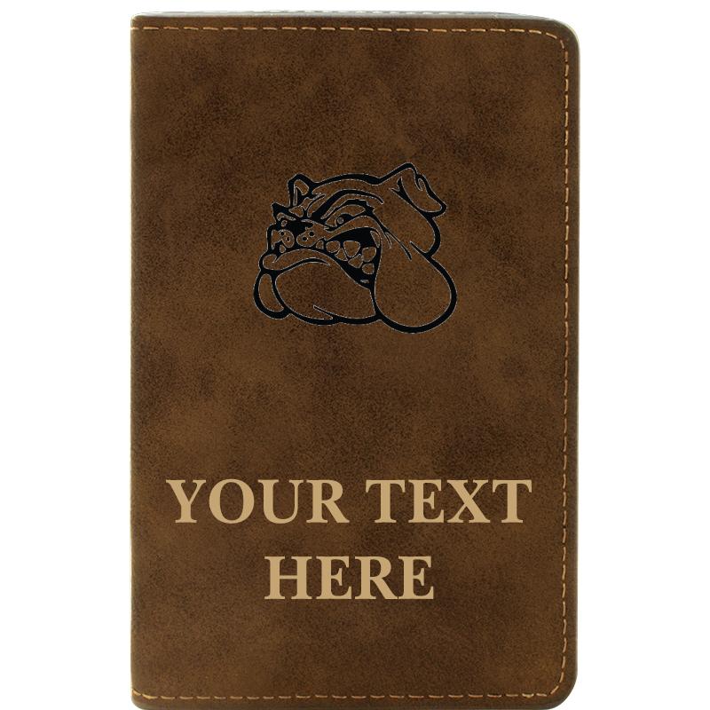 LEATHER WINE SET RUSTIC 2 PC