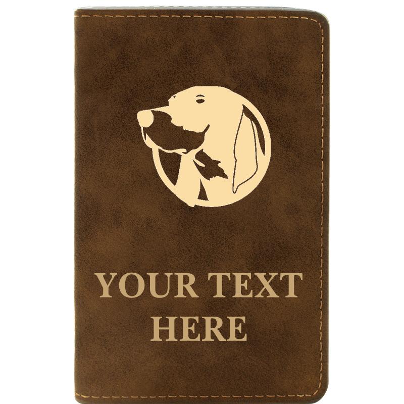 LEATHER WINE SET RUSTIC 2 PC