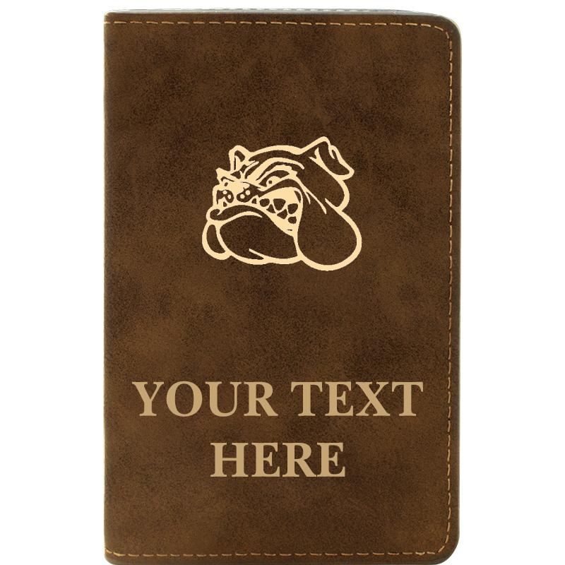 LEATHER WINE SET RUSTIC 2 PC