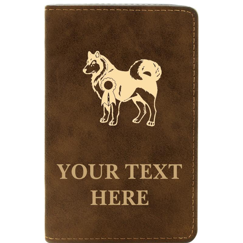 LEATHER WINE SET RUSTIC 2 PC