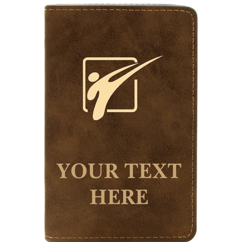 LEATHER WINE SET RUSTIC 2 PC