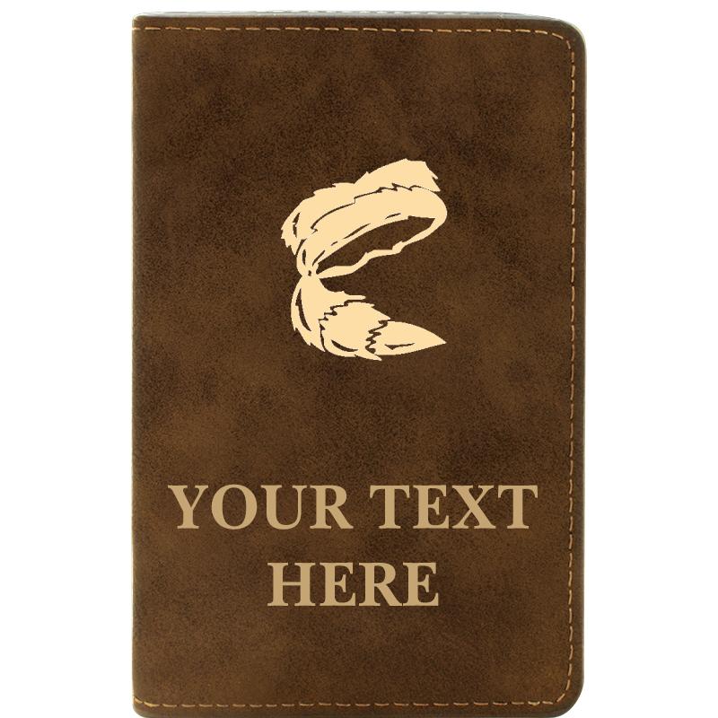 LEATHER WINE SET RUSTIC 2 PC