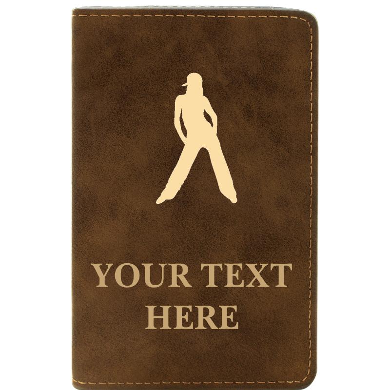 LEATHER WINE SET RUSTIC 2 PC