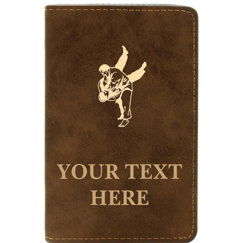 LEATHER WINE SET RUSTIC 2 PC