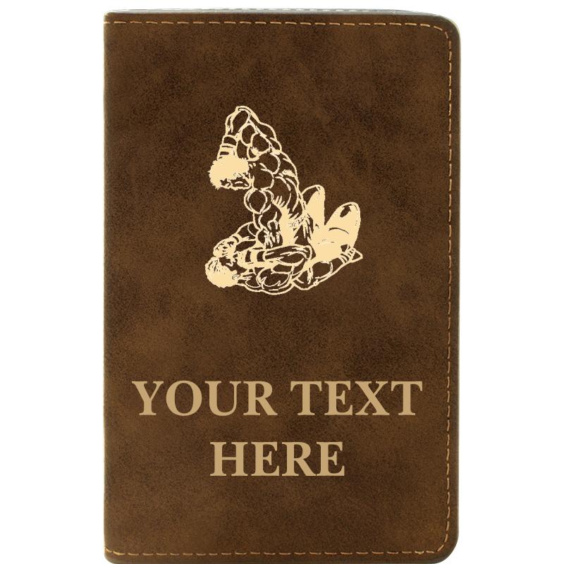 LEATHER WINE SET RUSTIC 2 PC