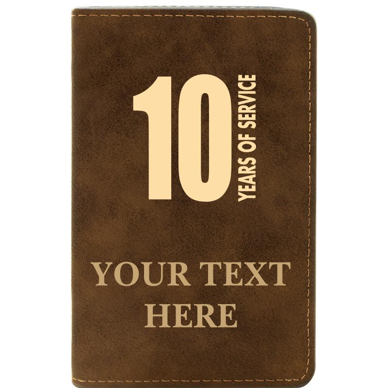 LEATHER WINE SET RUSTIC 2 PC