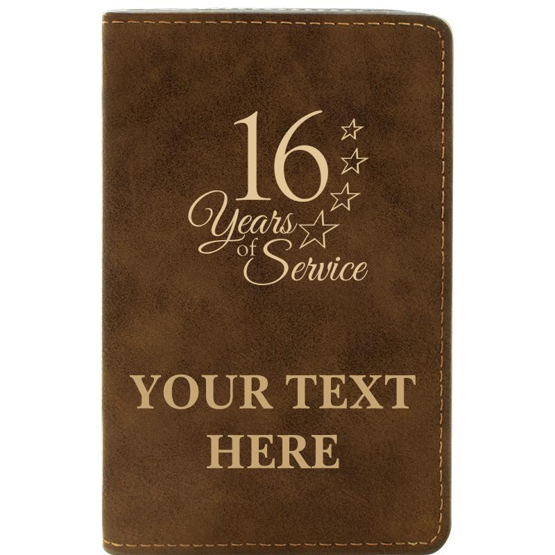 LEATHER WINE SET RUSTIC 2 PC