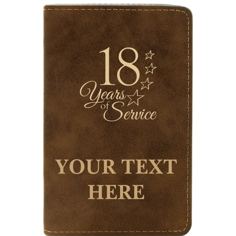 LEATHER WINE SET RUSTIC 2 PC