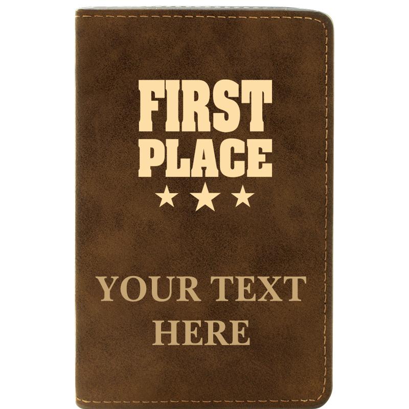 LEATHER WINE SET RUSTIC 2 PC