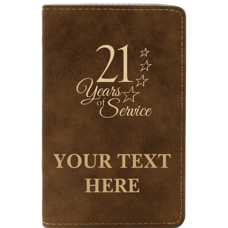 LEATHER WINE SET RUSTIC 2 PC