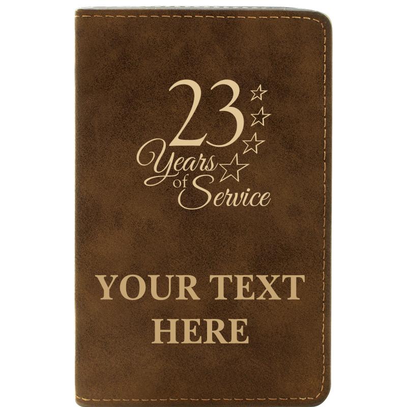 LEATHER WINE SET RUSTIC 2 PC