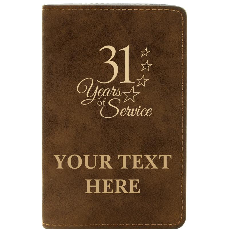 LEATHER WINE SET RUSTIC 2 PC