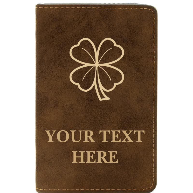 LEATHER WINE SET RUSTIC 2 PC