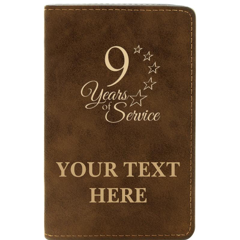 LEATHER WINE SET RUSTIC 2 PC