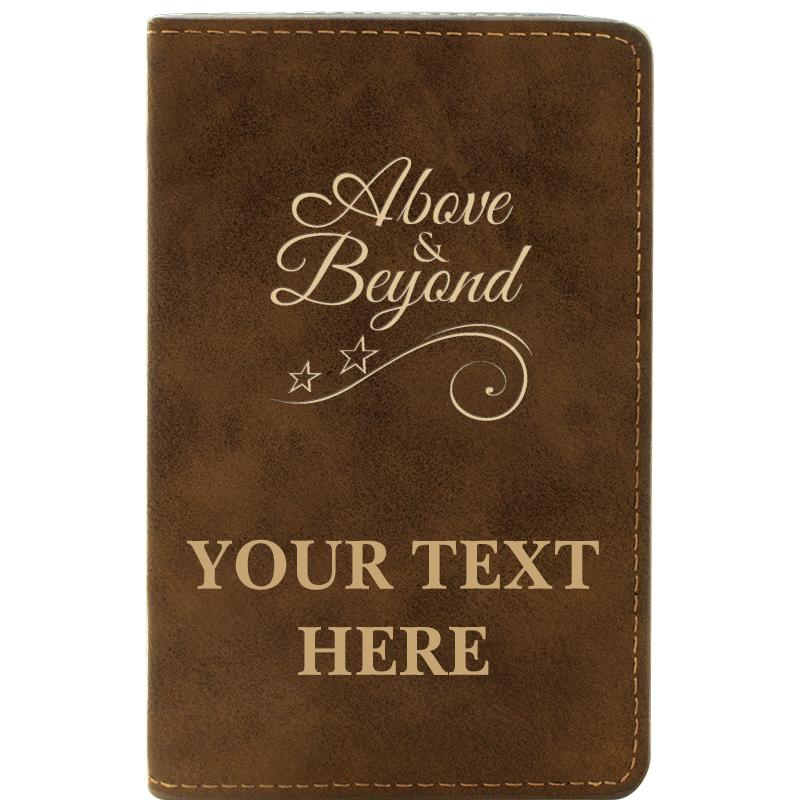 LEATHER WINE SET RUSTIC 2 PC