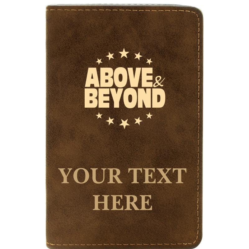 LEATHER WINE SET RUSTIC 2 PC