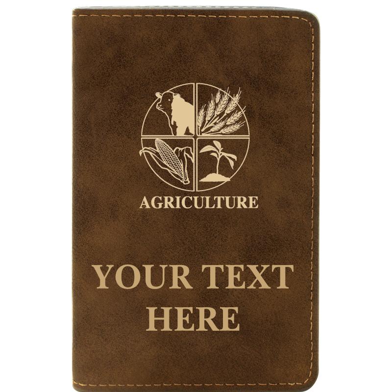 LEATHER WINE SET RUSTIC 2 PC