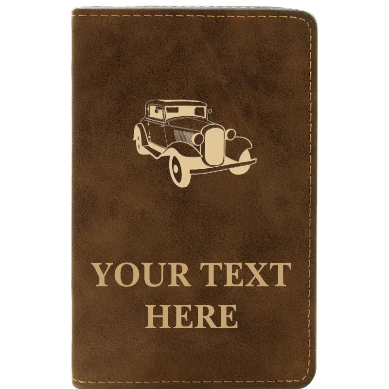 LEATHER WINE SET RUSTIC 2 PC