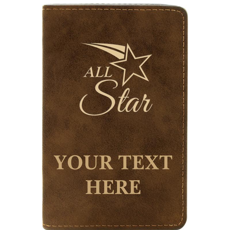 LEATHER WINE SET RUSTIC 2 PC