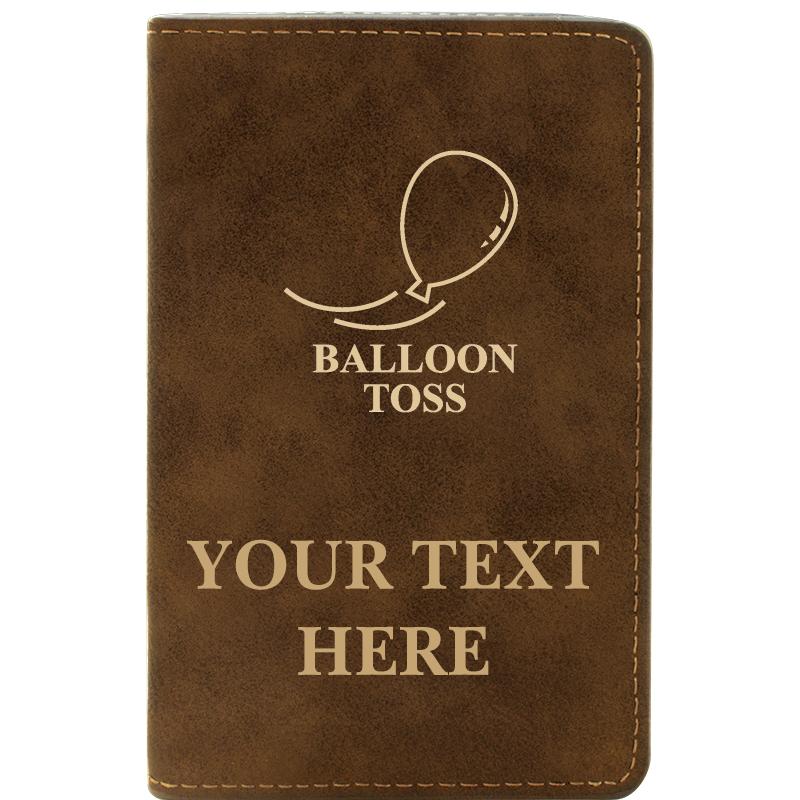 LEATHER WINE SET RUSTIC 2 PC