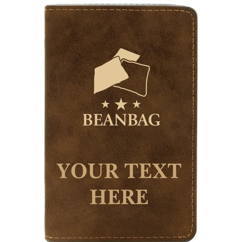 LEATHER WINE SET RUSTIC 2 PC