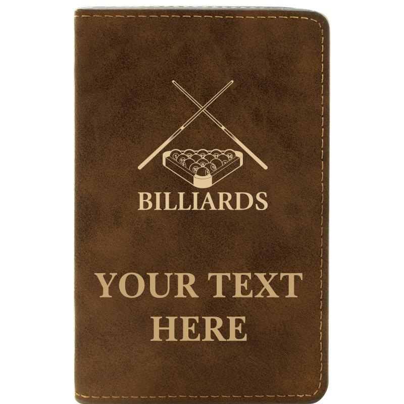 LEATHER WINE SET RUSTIC 2 PC