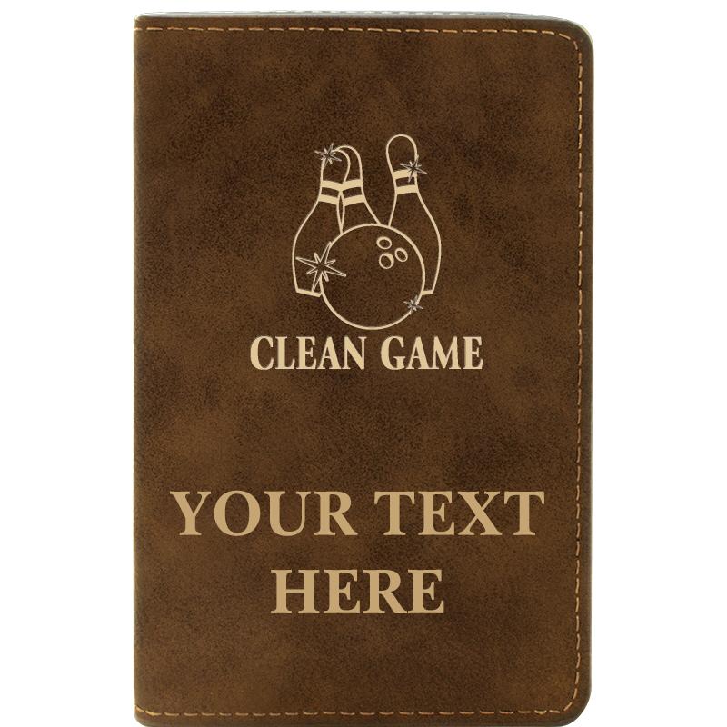 LEATHER WINE SET RUSTIC 2 PC