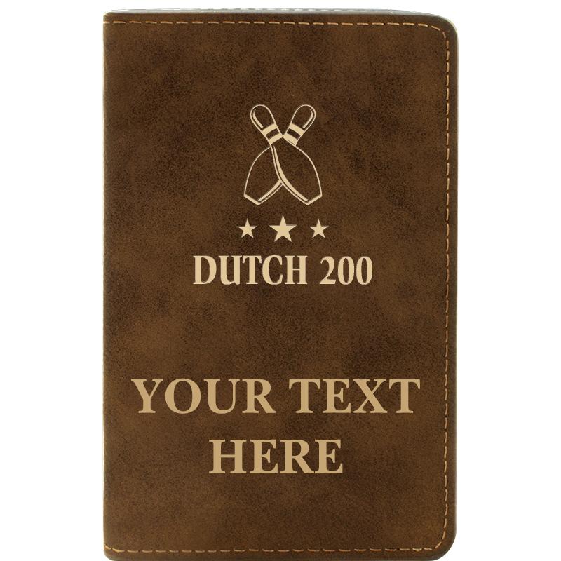 LEATHER WINE SET RUSTIC 2 PC