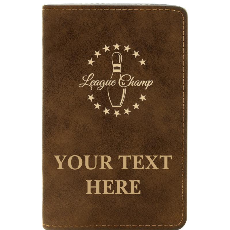 LEATHER WINE SET RUSTIC 2 PC