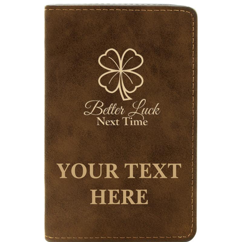 LEATHER WINE SET RUSTIC 2 PC