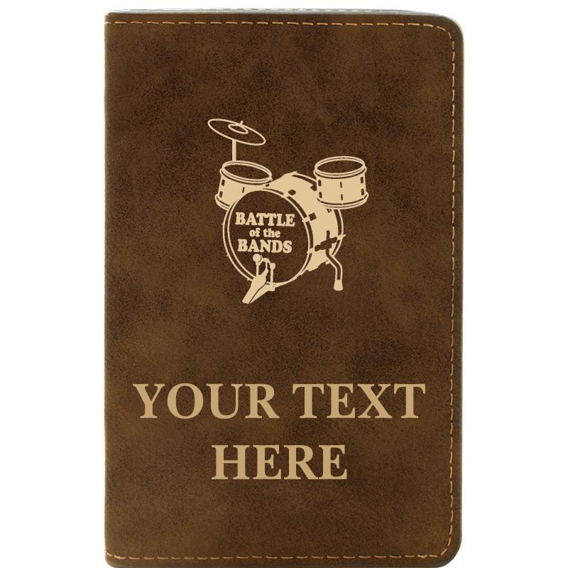 LEATHER WINE SET RUSTIC 2 PC