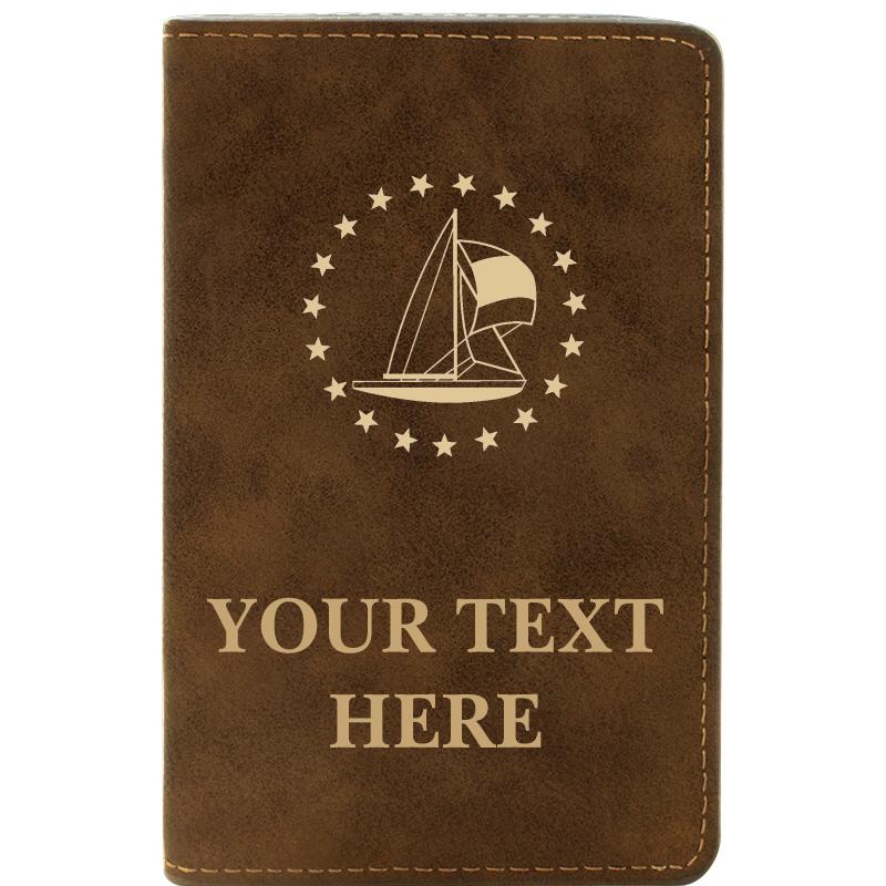 LEATHER WINE SET RUSTIC 2 PC