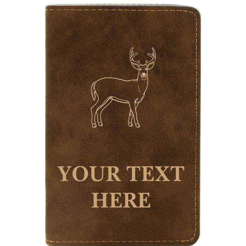 LEATHER WINE SET RUSTIC 2 PC