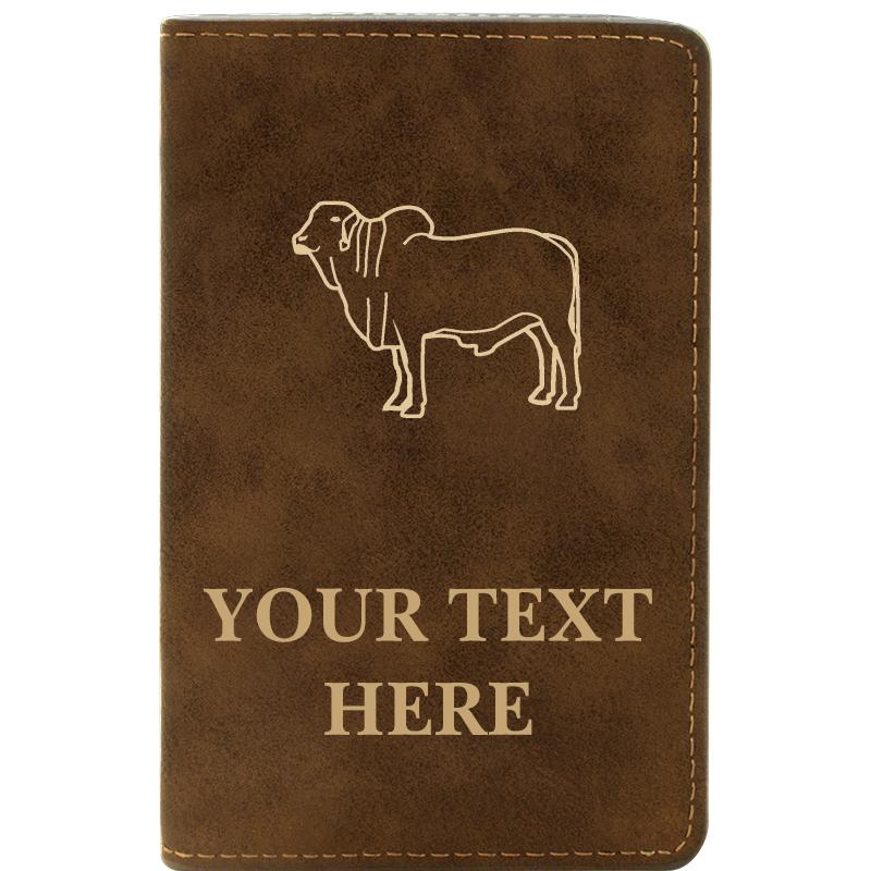 LEATHER WINE SET RUSTIC 2 PC