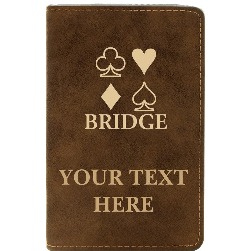 LEATHER WINE SET RUSTIC 2 PC