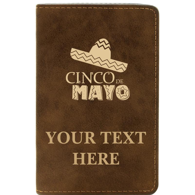 LEATHER WINE SET RUSTIC 2 PC