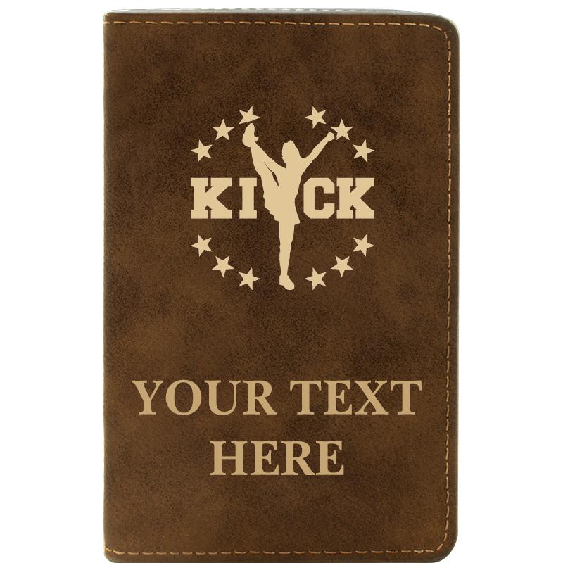 LEATHER WINE SET RUSTIC 2 PC