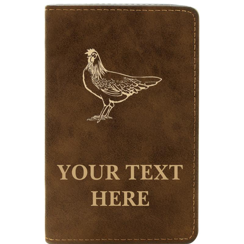 LEATHER WINE SET RUSTIC 2 PC