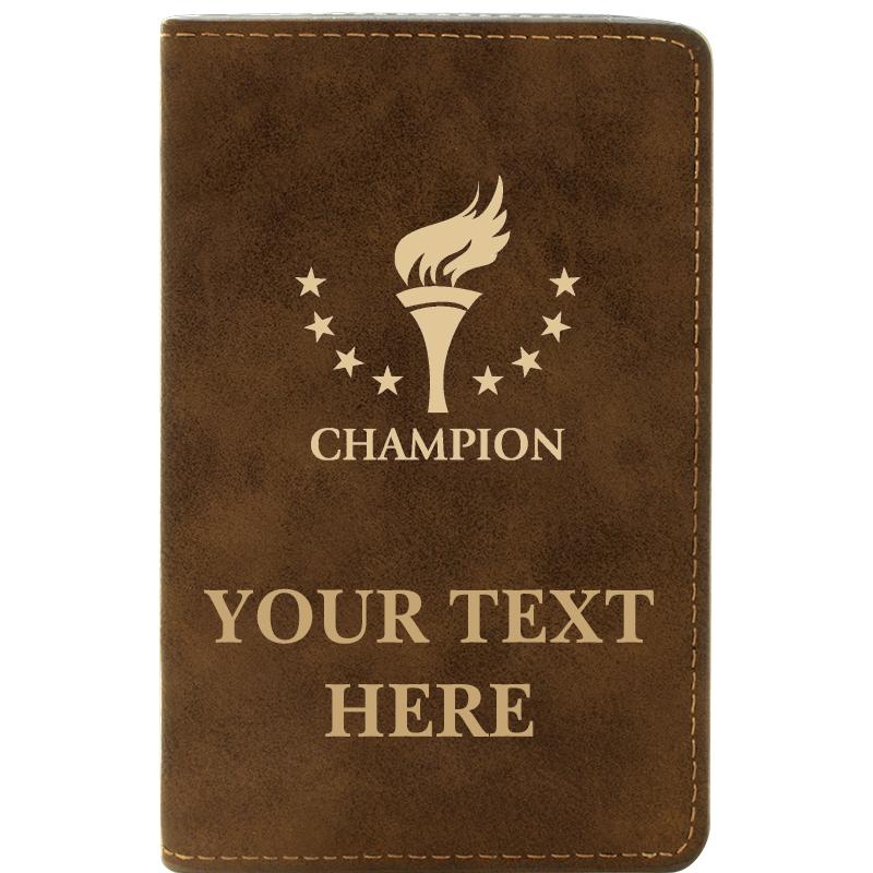 LEATHER WINE SET RUSTIC 2 PC