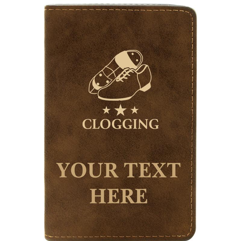 LEATHER WINE SET RUSTIC 2 PC