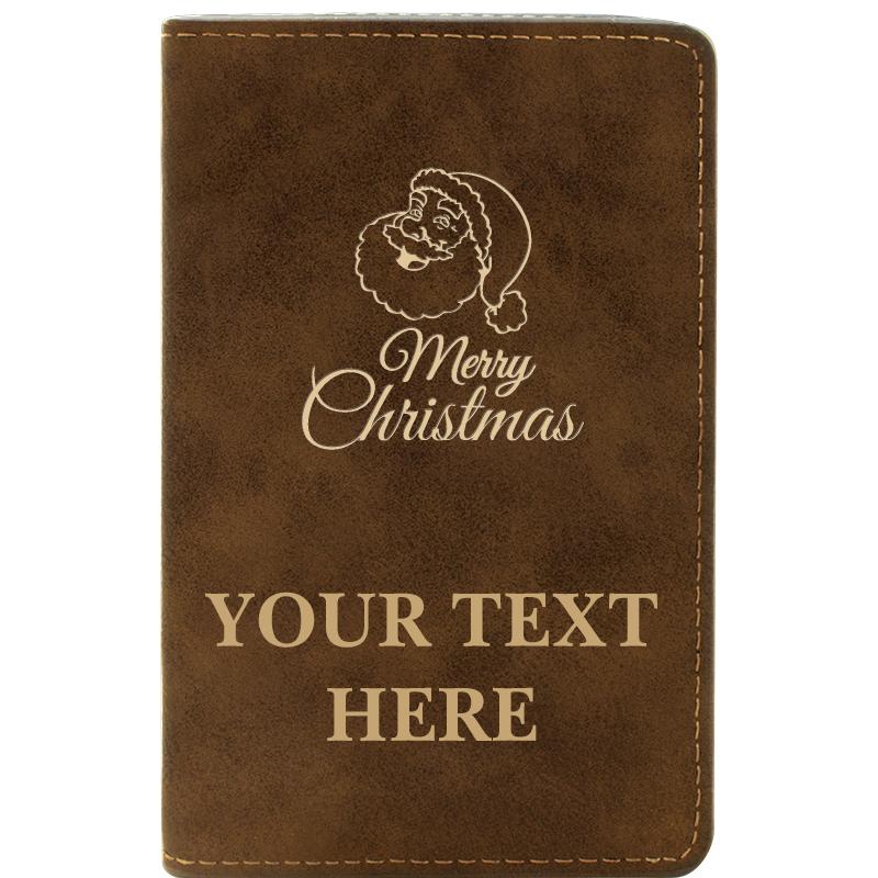 LEATHER WINE SET RUSTIC 2 PC