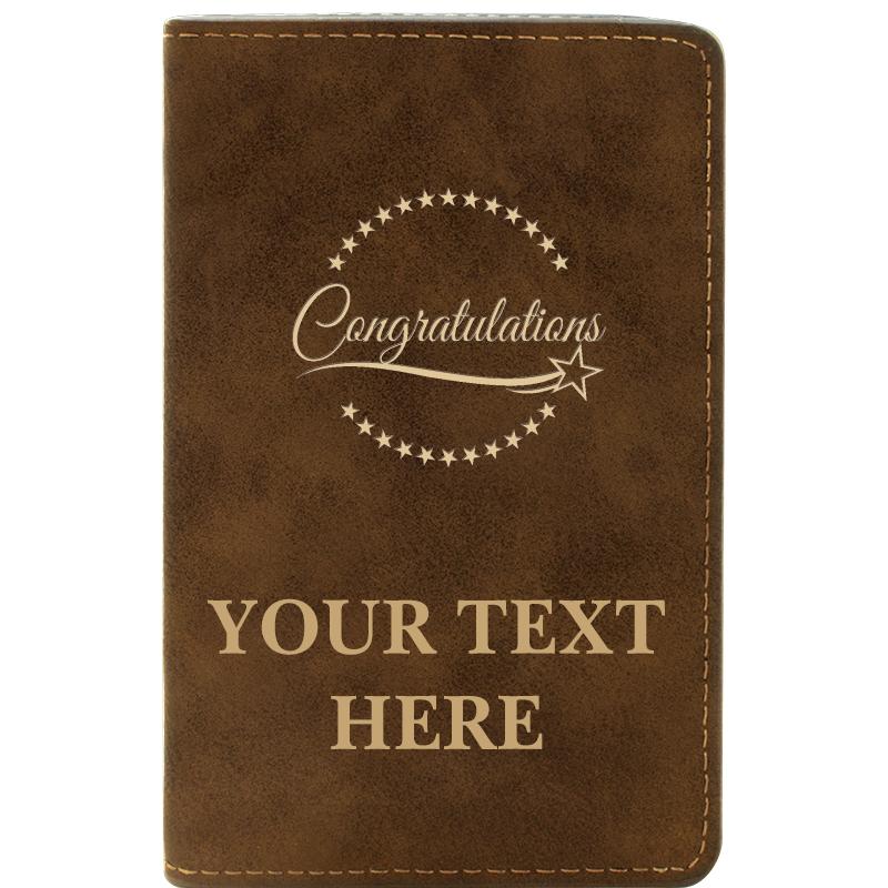 LEATHER WINE SET RUSTIC 2 PC