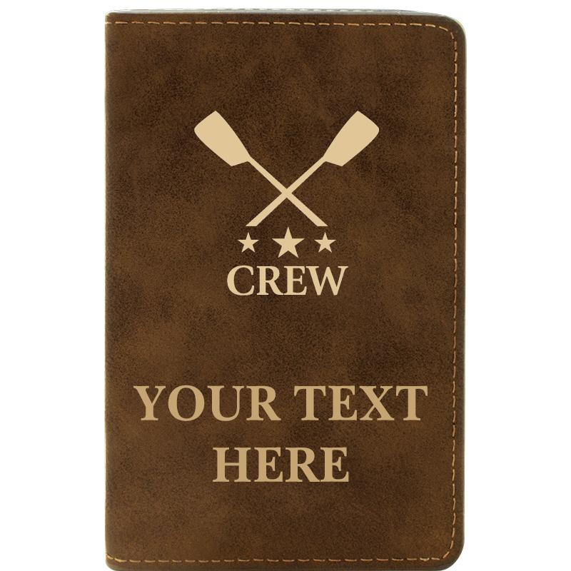 LEATHER WINE SET RUSTIC 2 PC