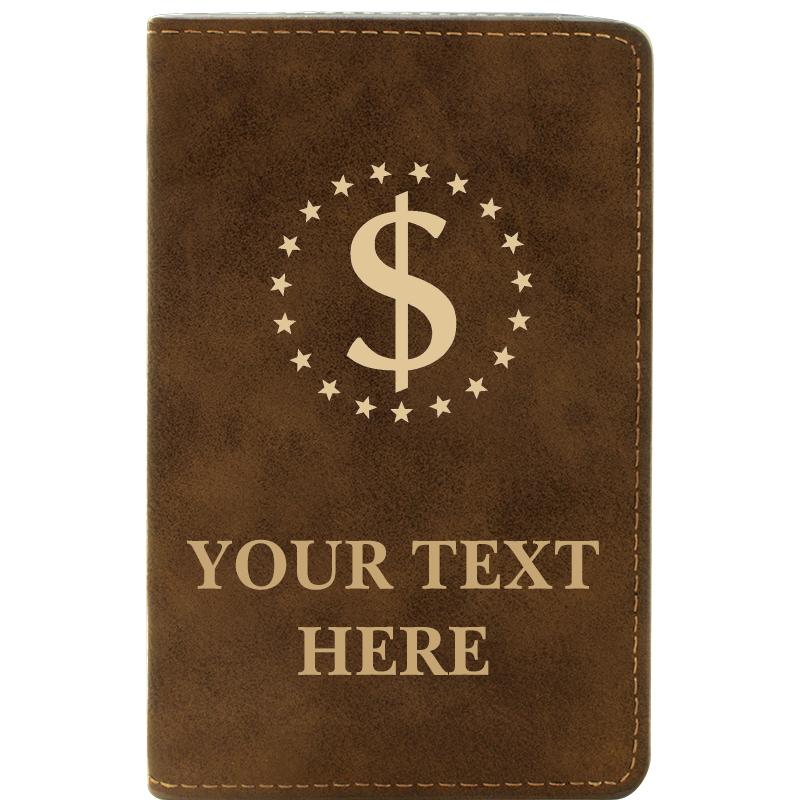 LEATHER WINE SET RUSTIC 2 PC