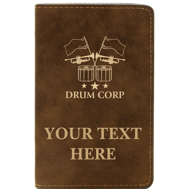 LEATHER WINE SET RUSTIC 2 PC