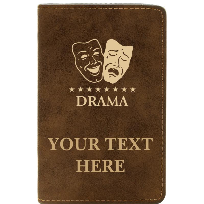 LEATHER WINE SET RUSTIC 2 PC