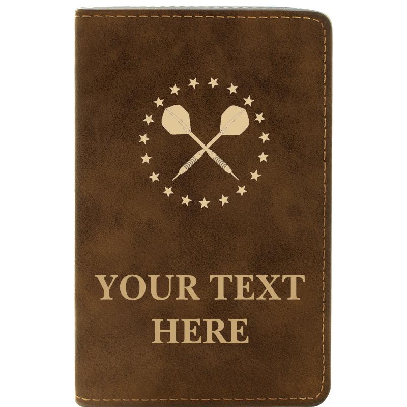 LEATHER WINE SET RUSTIC 2 PC