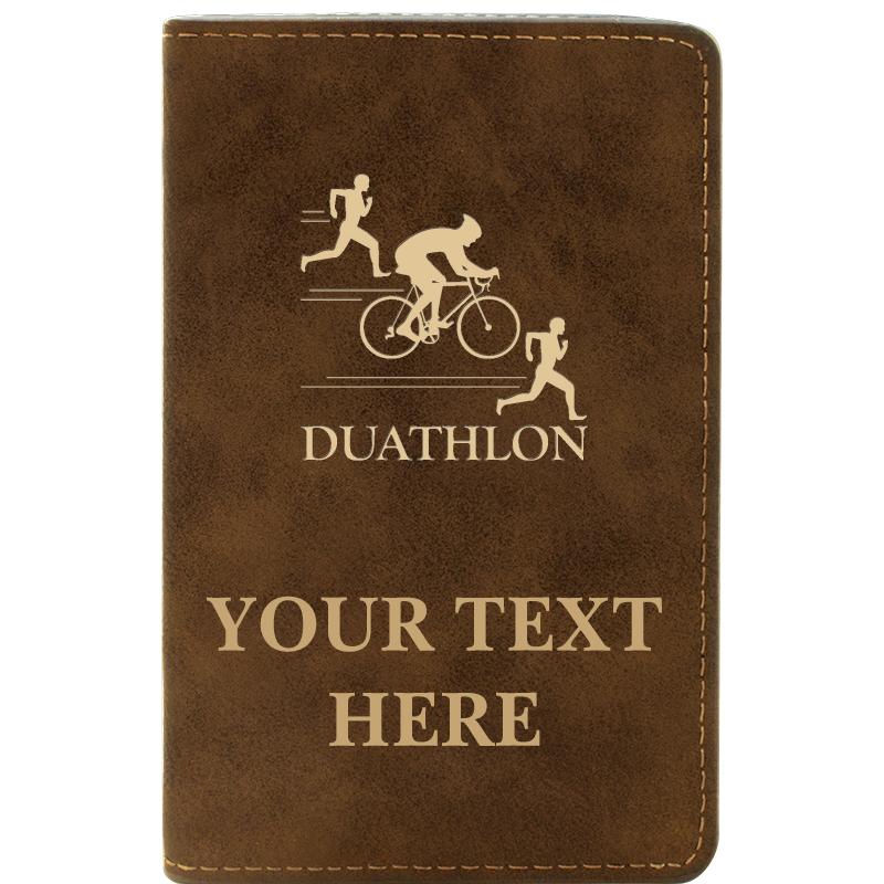 LEATHER WINE SET RUSTIC 2 PC