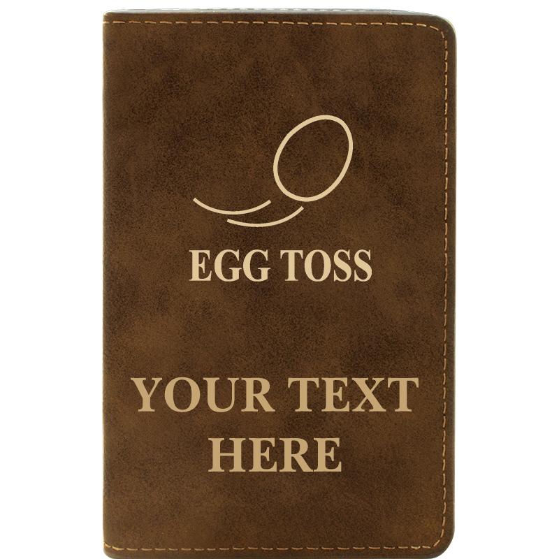 LEATHER WINE SET RUSTIC 2 PC